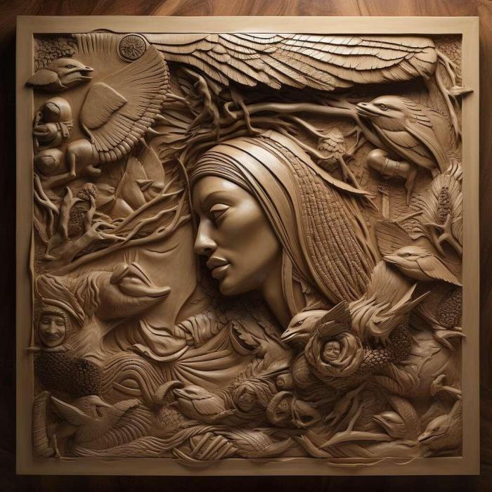 نموذج ثلاثي الأبعاد لآلة CNC 3D Art 